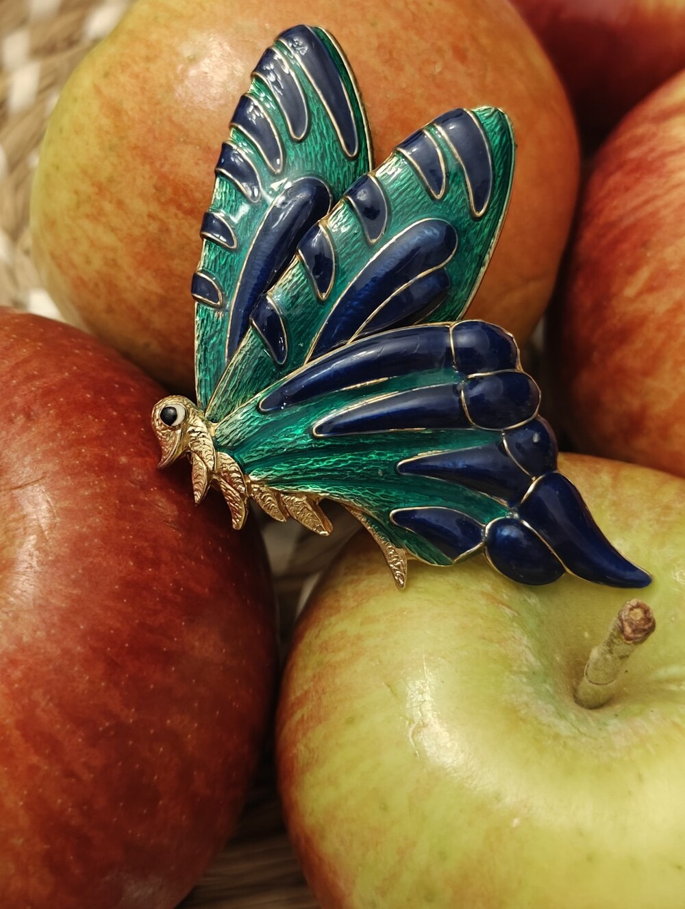 RARE Signed CINER Butterfly Brooch